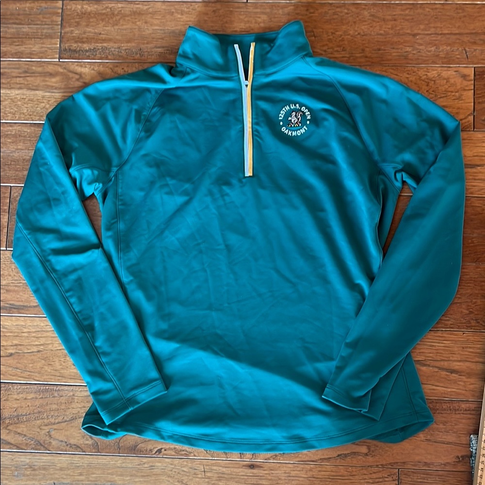 Walter Hagen Men’s green  Quarter-Zip Pullover